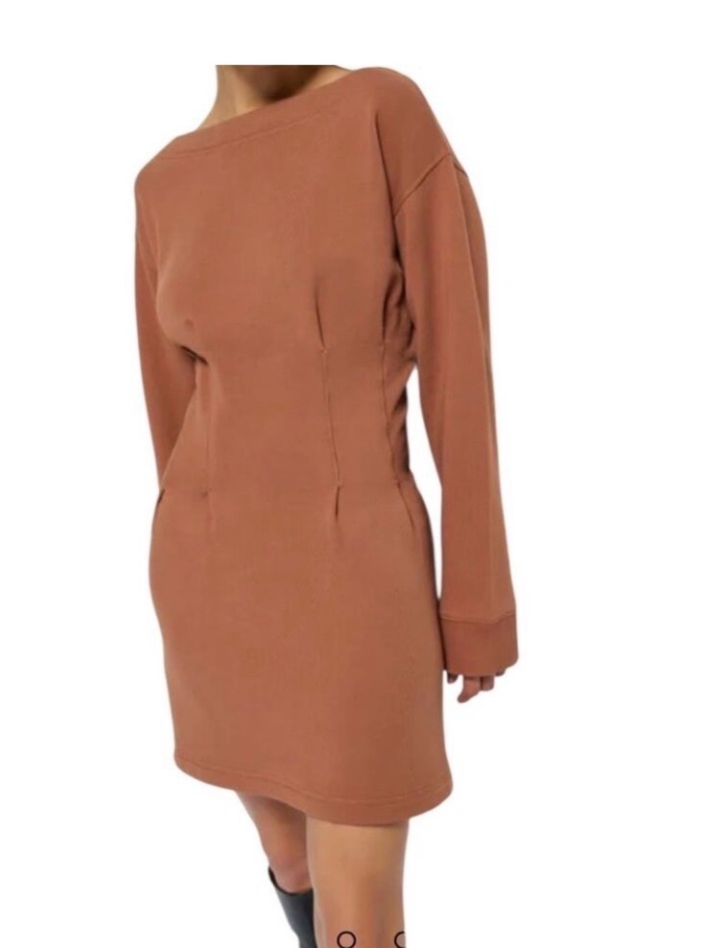 Nation Ltd Ronni sweatshirt Dress brown size X-Large XL